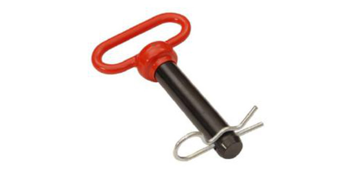 red handle hitch pin with r clip